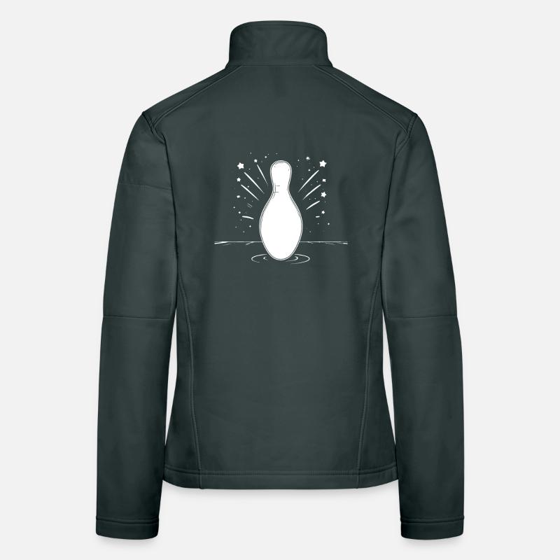Bowling Pin Women's Softshell Jacket