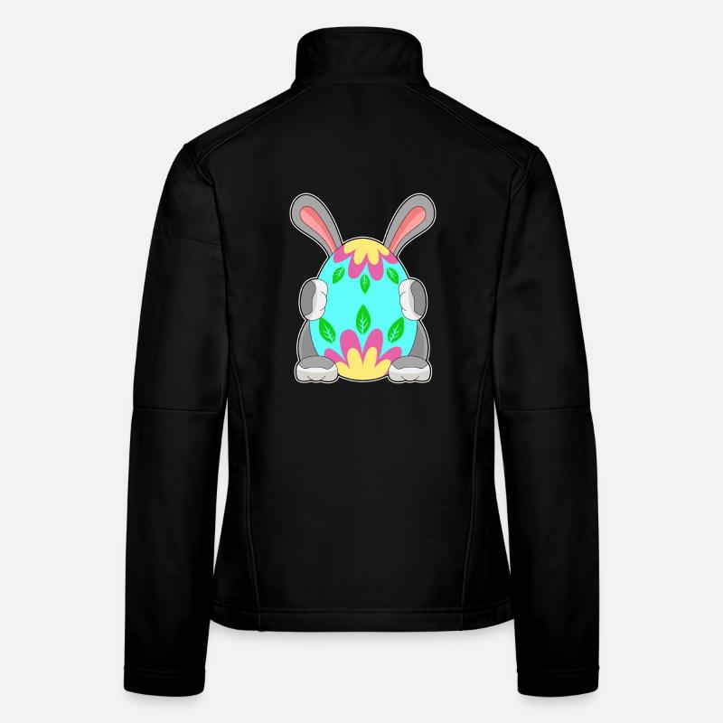 Cachette d’oeuf de Pâques lapin de Pâques Veste en tissu softshell Femme