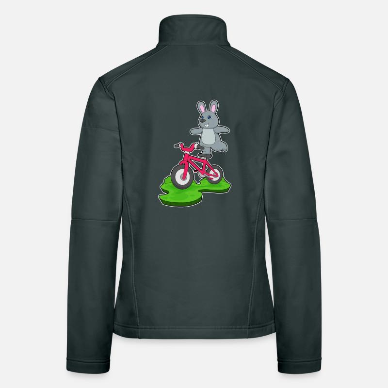 Vélo de lapin Veste en tissu softshell Femme