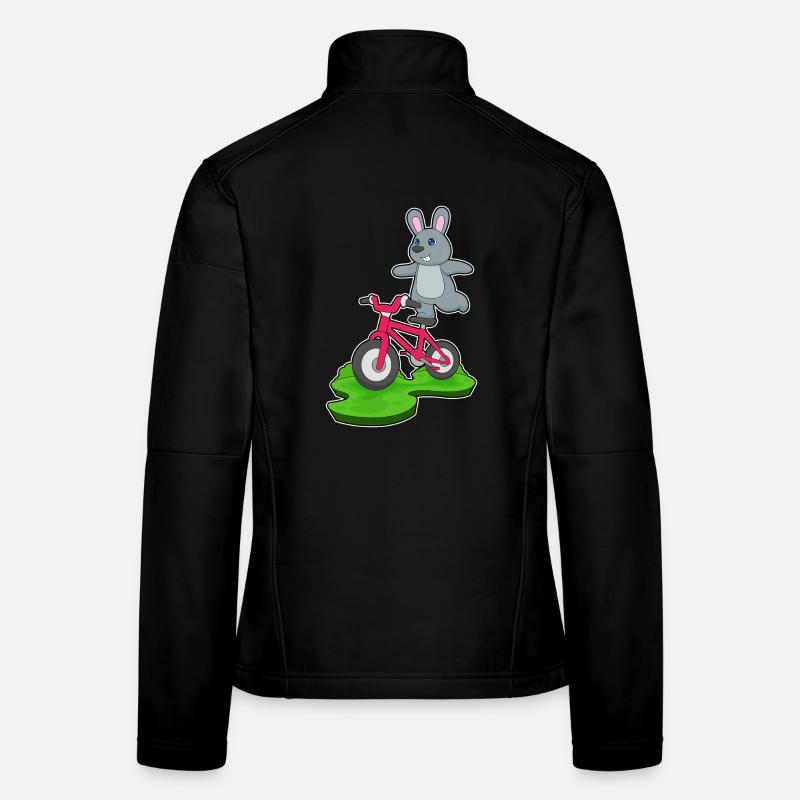 Vélo de lapin Veste en tissu softshell Femme