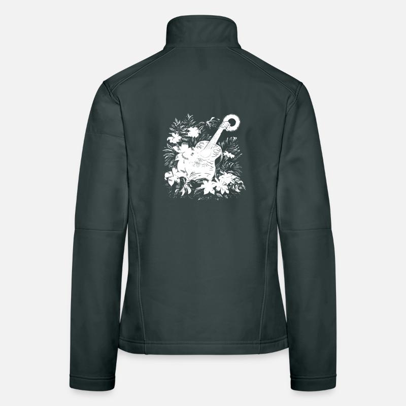 Gitarre Frauen Softshelljacke