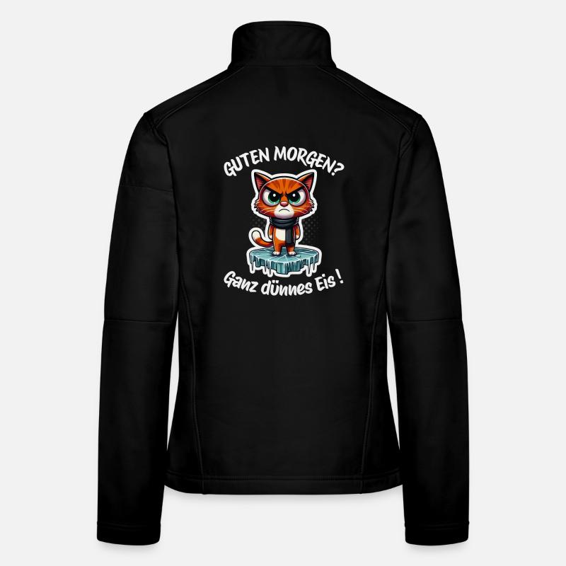 Very thin – morning cat Women's Softshell Jacket