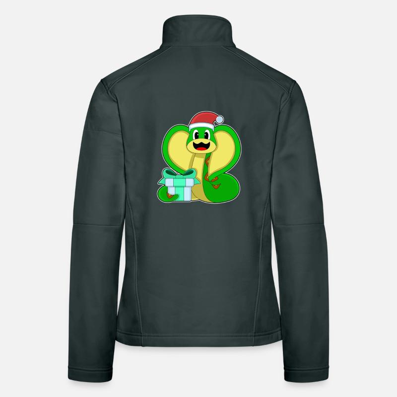 Snake Christmas Package Women's Softshell Jacket