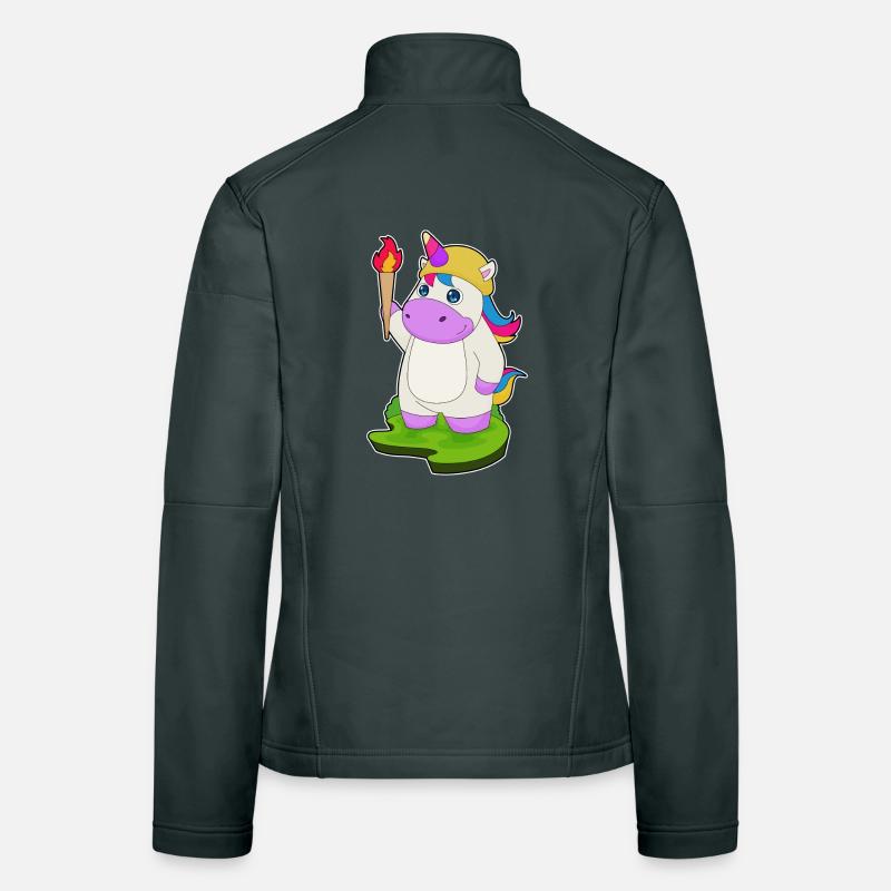 Torche Licorne Veste en tissu softshell Femme