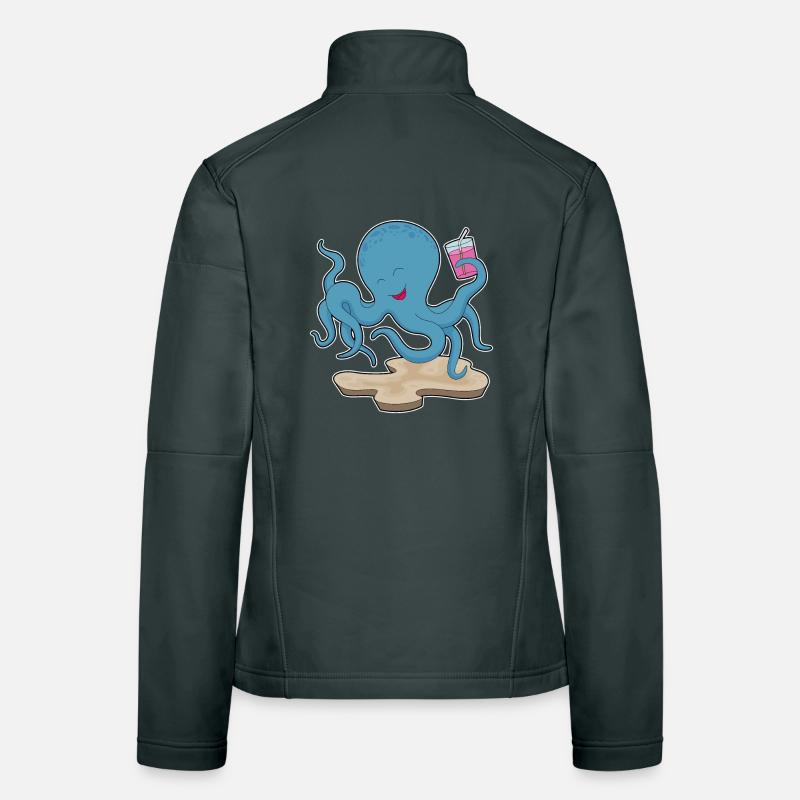 Krake Saft Frauen Softshelljacke