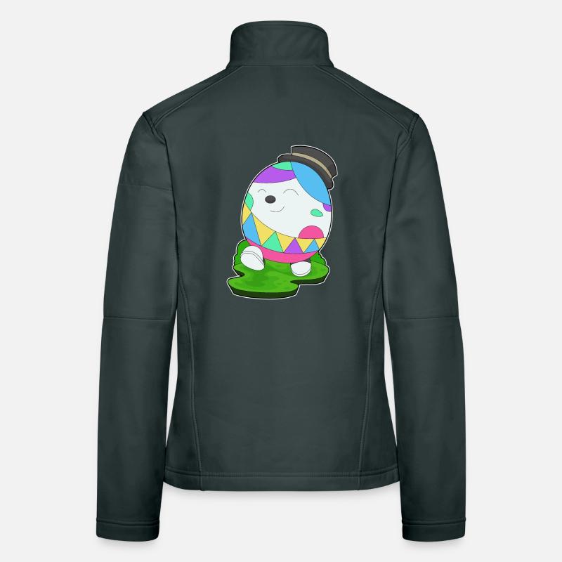 Easter Easter Egg Cylinder Women's Softshell Jacket