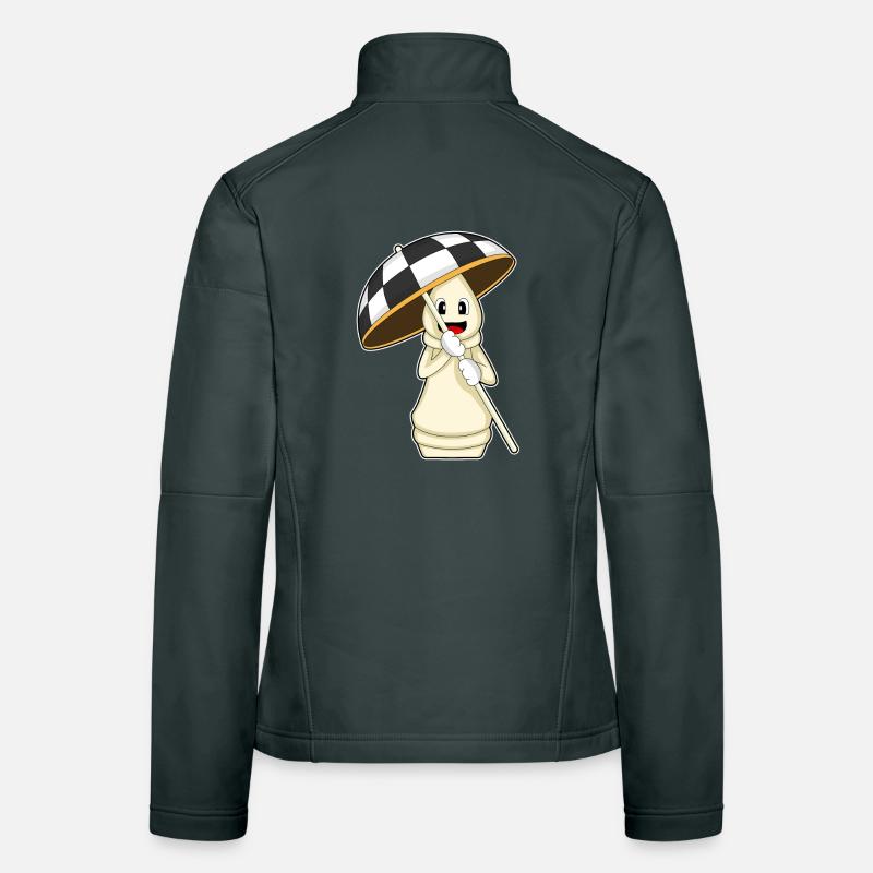 Schachfigur Turm Schach Frauen Softshelljacke