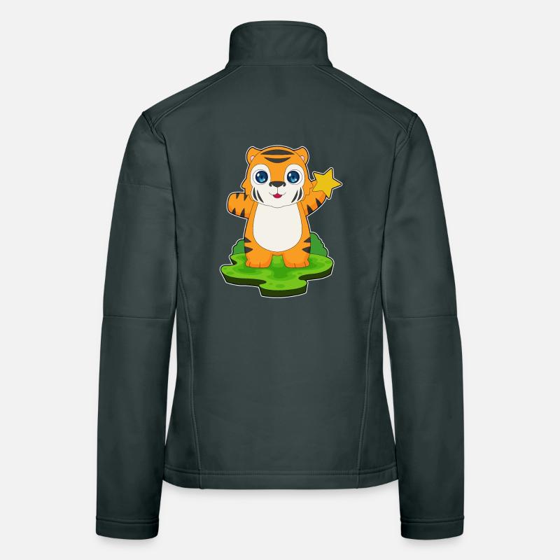 Étoile du Tigre Veste en tissu softshell Femme