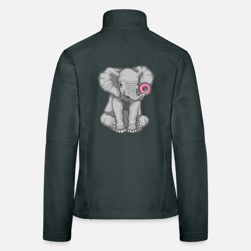 Elephant Donut Women's Softshell Jacket