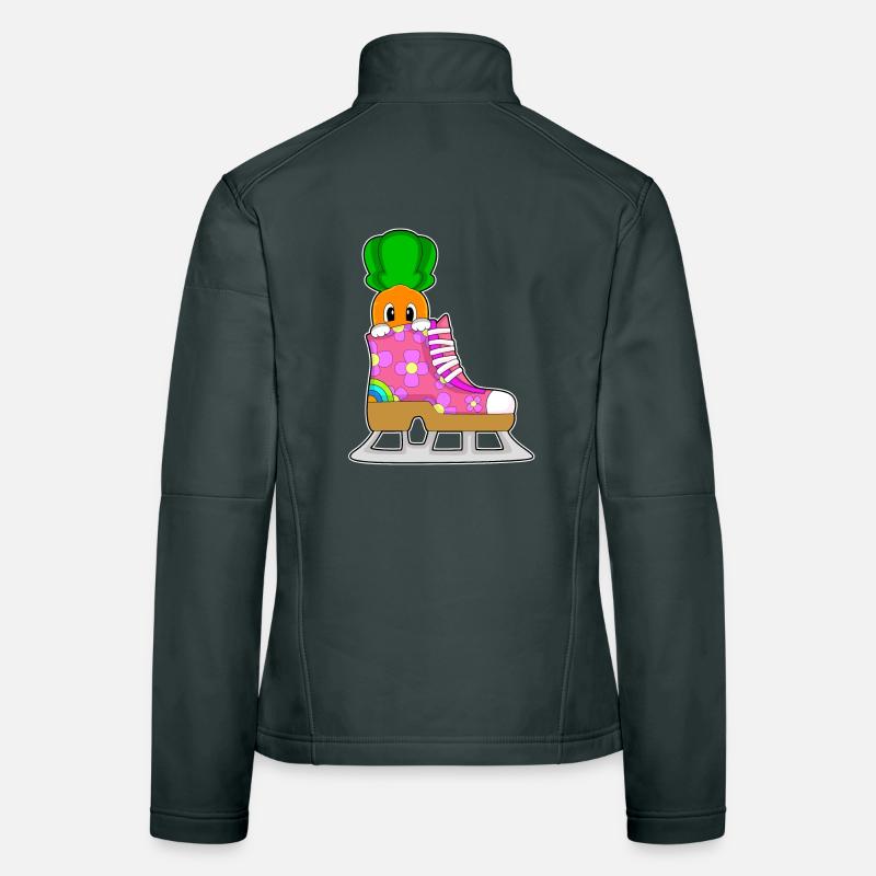 Karotte Eislaufen Schlittschuhe Frauen Softshelljacke