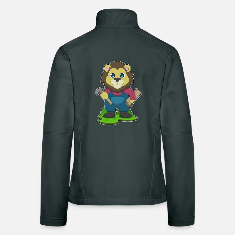 Marteau charpentier lion Veste en tissu softshell Femme