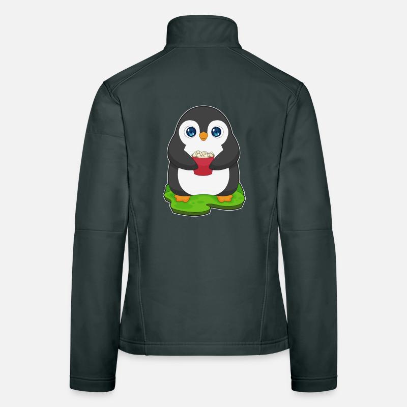 Penguin Popcorn Women's Softshell Jacket