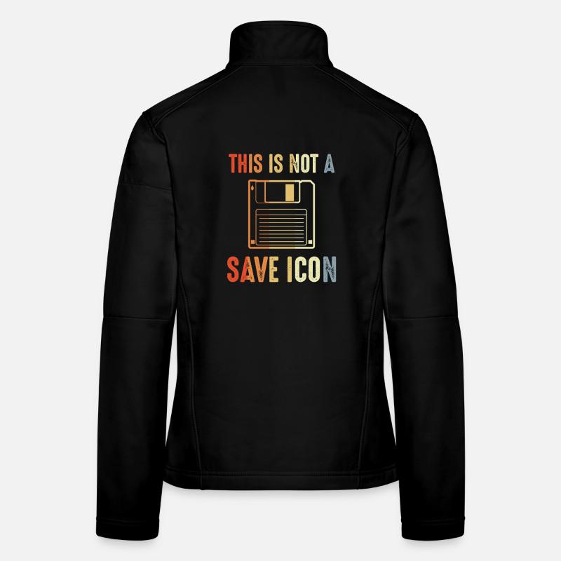 This is not a save icon Women's Softshell Jacket