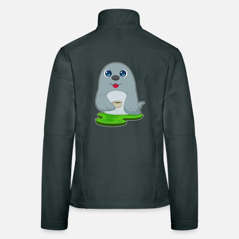 Tasse à café Seal Veste en tissu softshell Femme