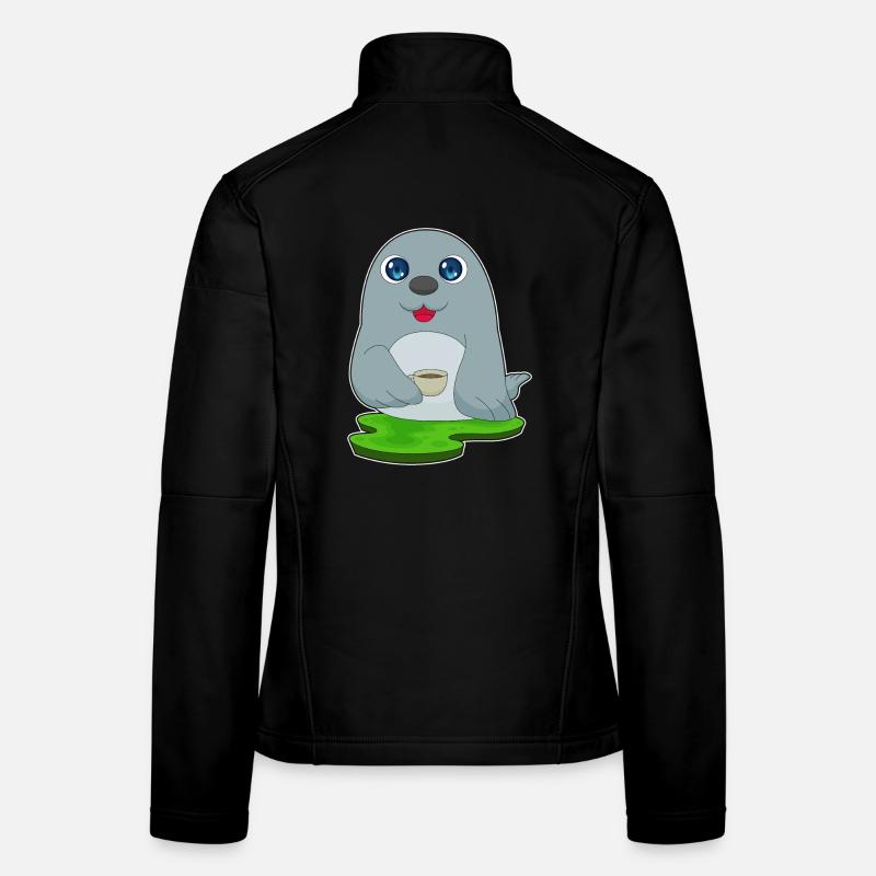 Tasse à café Seal Veste en tissu softshell Femme