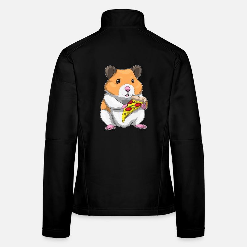 Hamster Pizza Women's Softshell Jacket