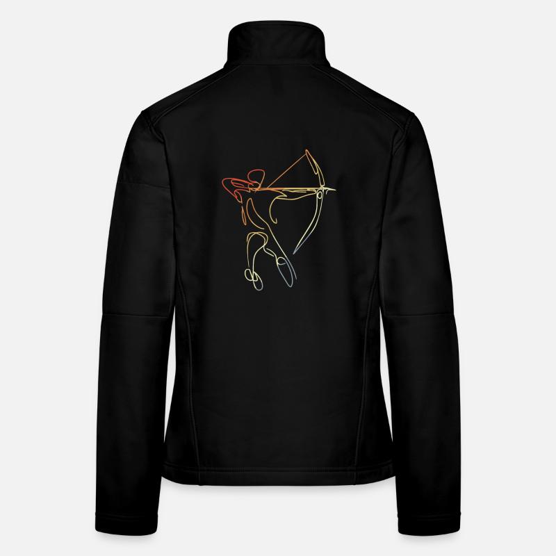 Vintage Archer Veste en tissu softshell Femme