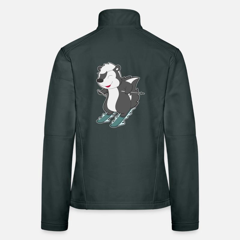 Skunk Skier Ski Veste en tissu softshell Femme