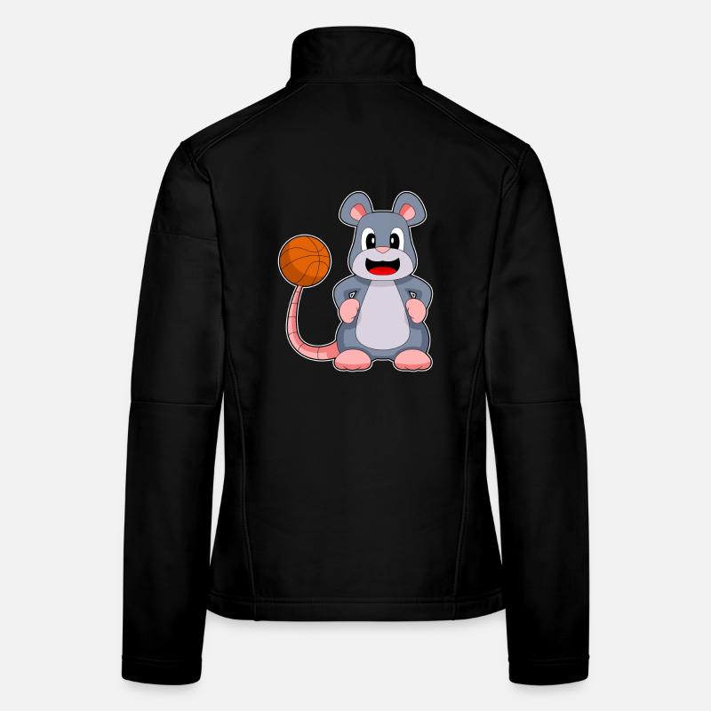 Souris Basketteur Basketteur Veste en tissu softshell Femme