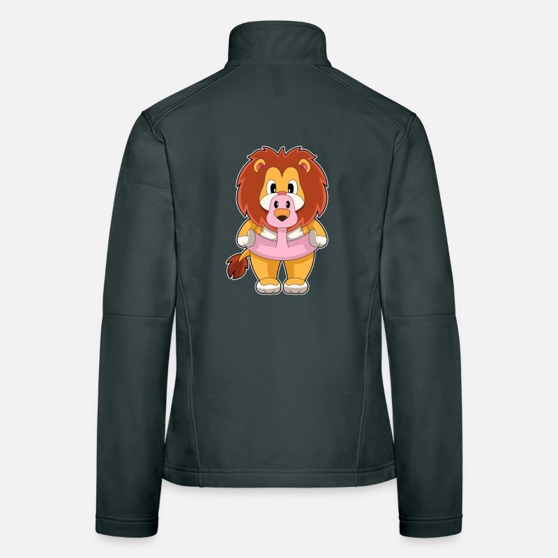 Flamant Lion Veste en tissu softshell Femme