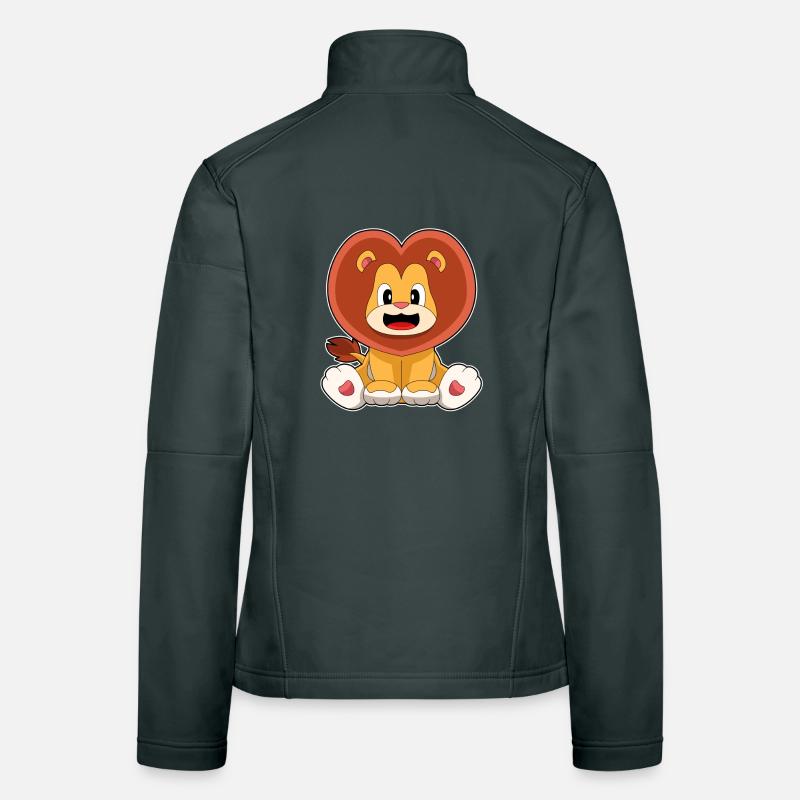 Löwe Herz Frauen Softshelljacke