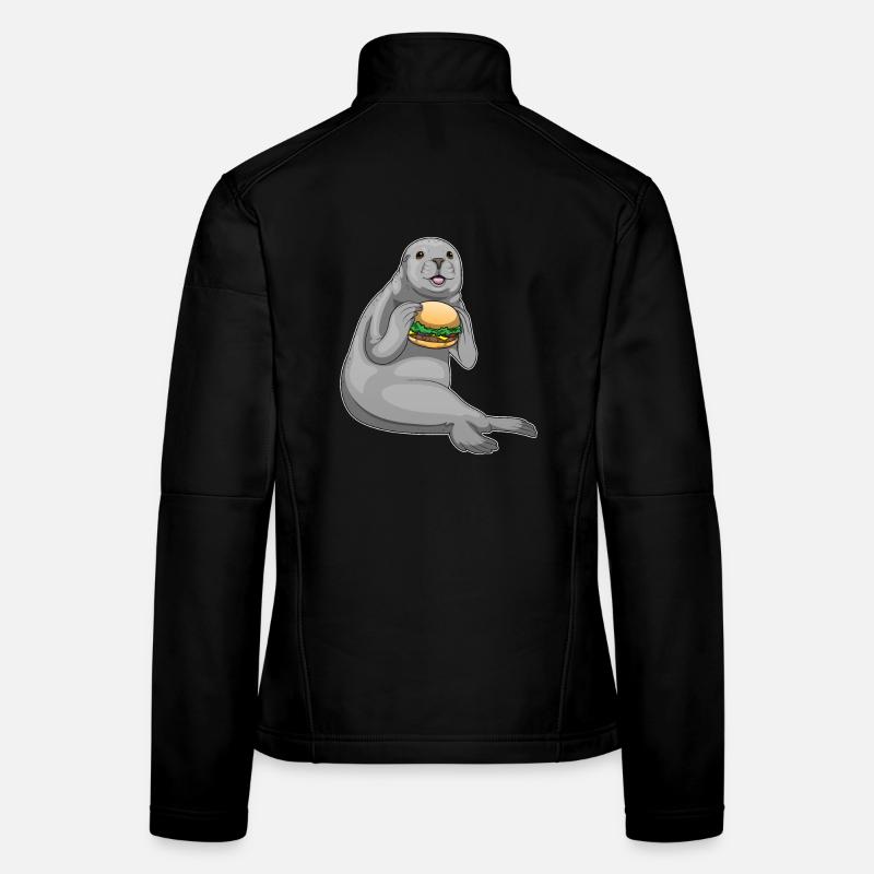 Seal Cheeseburger Women's Softshell Jacket