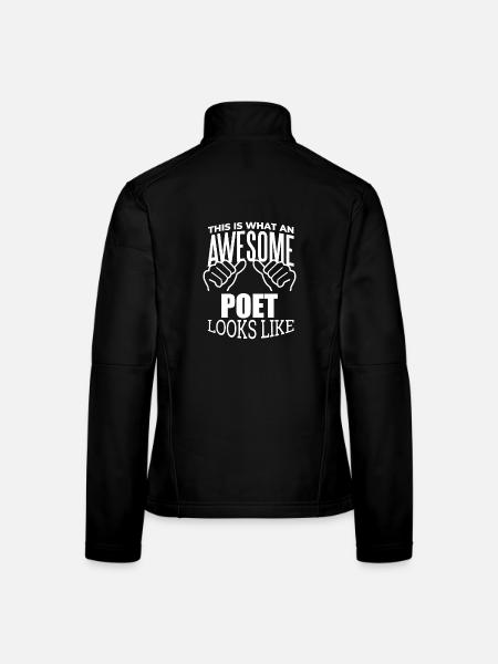 Dichter - Frauen Softshelljacke - Schwarz - Hinten
