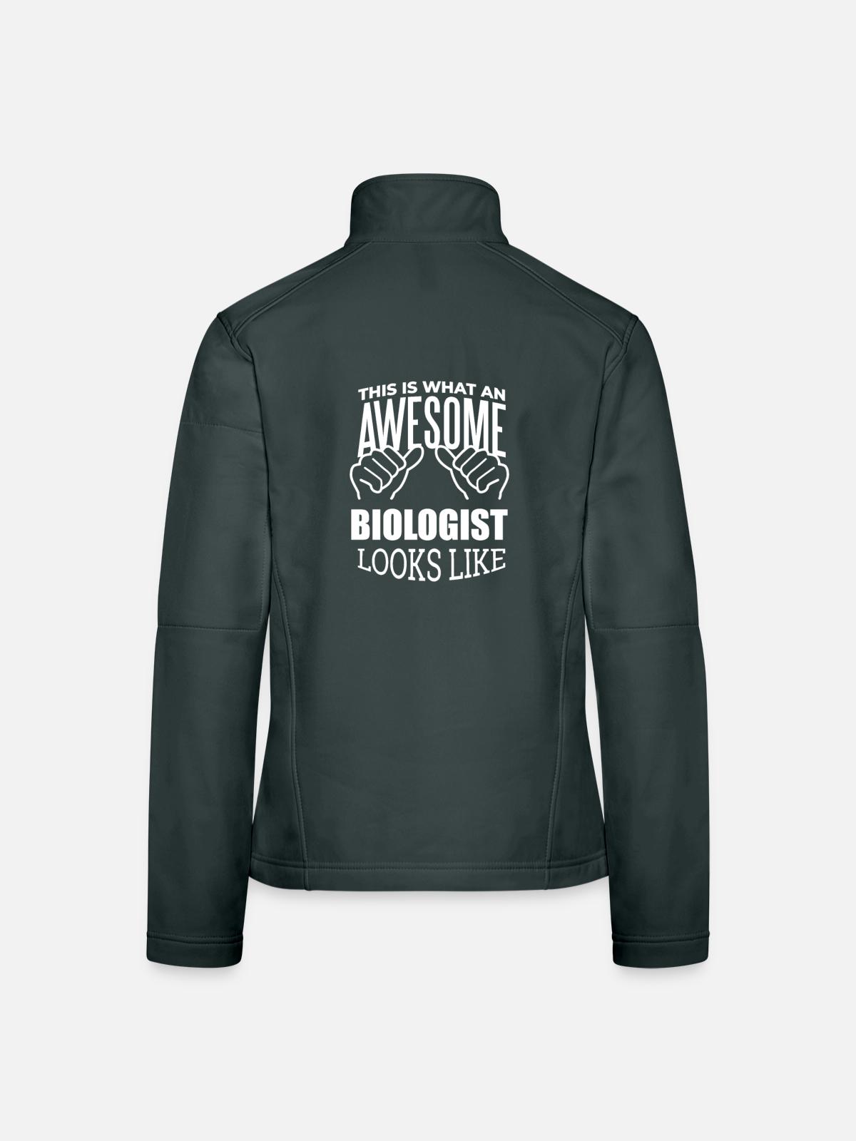 Biologist Biologist Biologist - Women's Softshell Jacket - black - Back