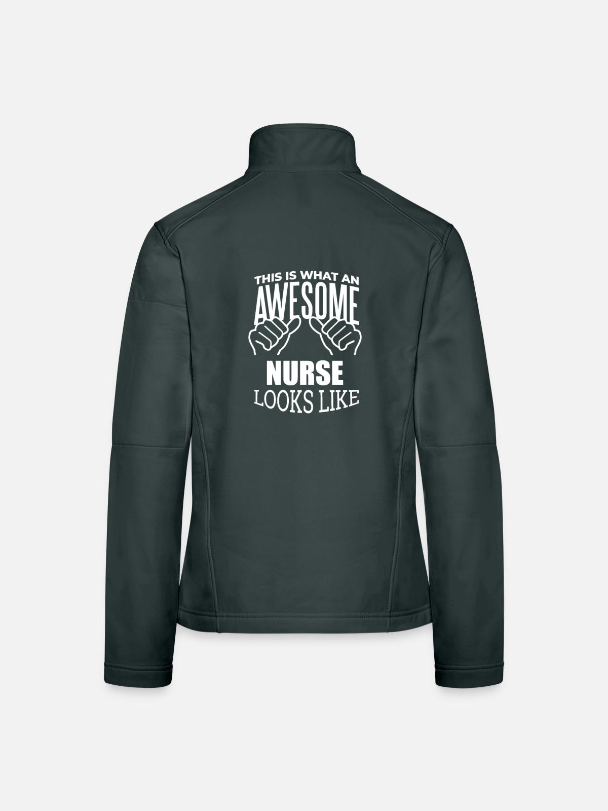 Nurse Nurse Nurse - Women's Softshell Jacket - mouse grey - Back