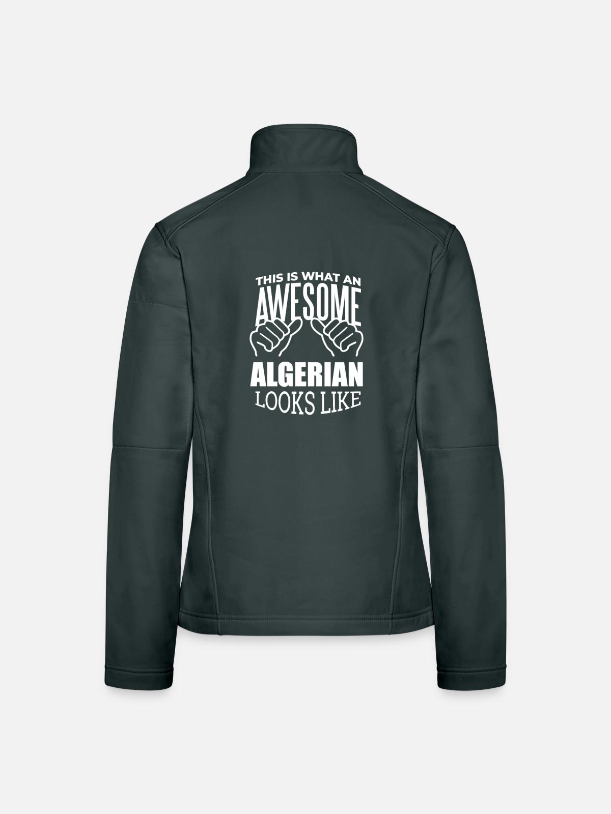 Algeria Algeria Algeria - Women's Softshell Jacket - mouse grey - Back