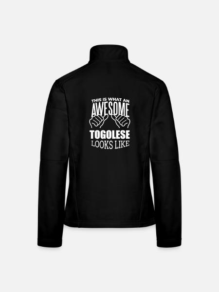 Togo - Women's Softshell Jacket - black - Back