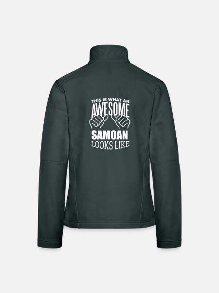 Samoa - Women's Softshell Jacket - mouse grey - Back