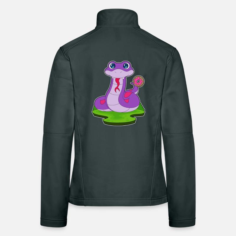 Snake Donut Women's Softshell Jacket