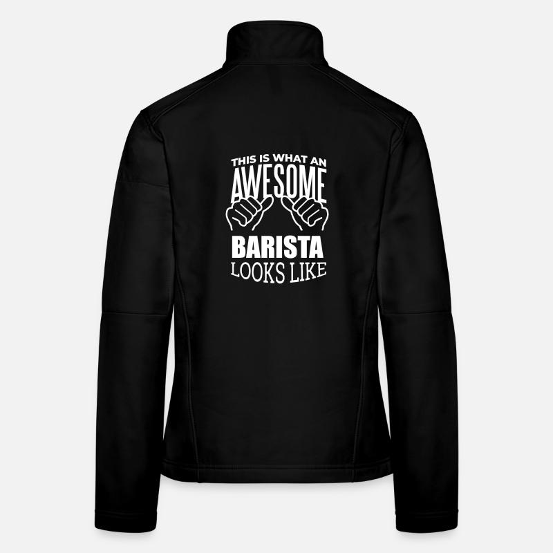Barista - Frauen Softshelljacke - Schwarz