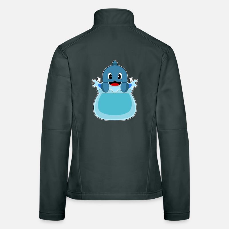 Dolphin Water Pool Women's Softshell Jacket