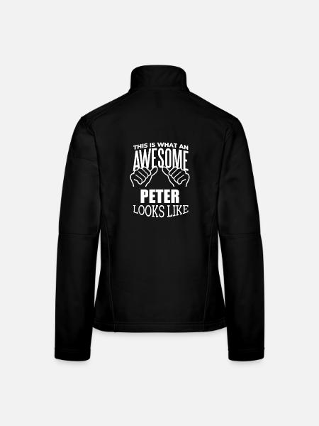 Pierre - Veste en tissu softshell Femme - noir - Dos