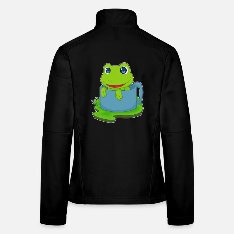 Mug grenouille Veste en tissu softshell Femme