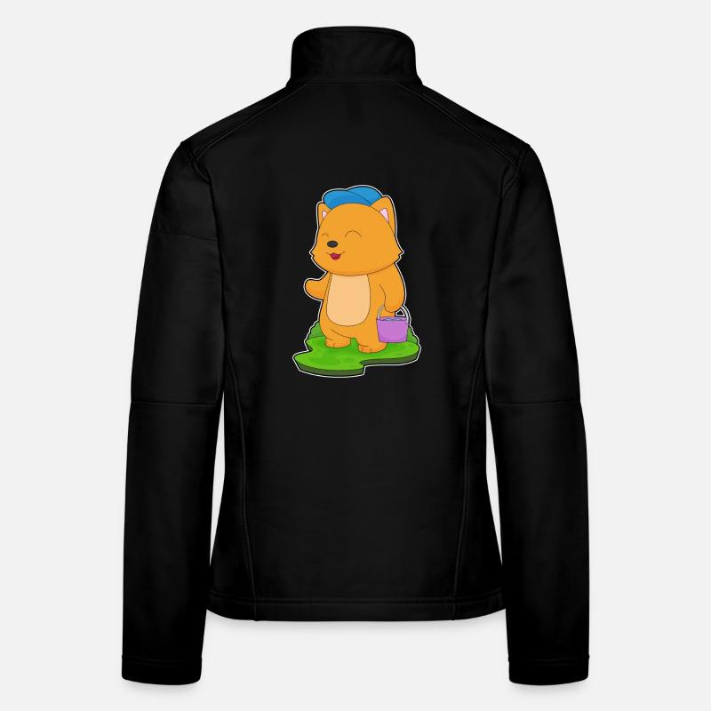 Seau d’eau pour chat Veste en tissu softshell Femme