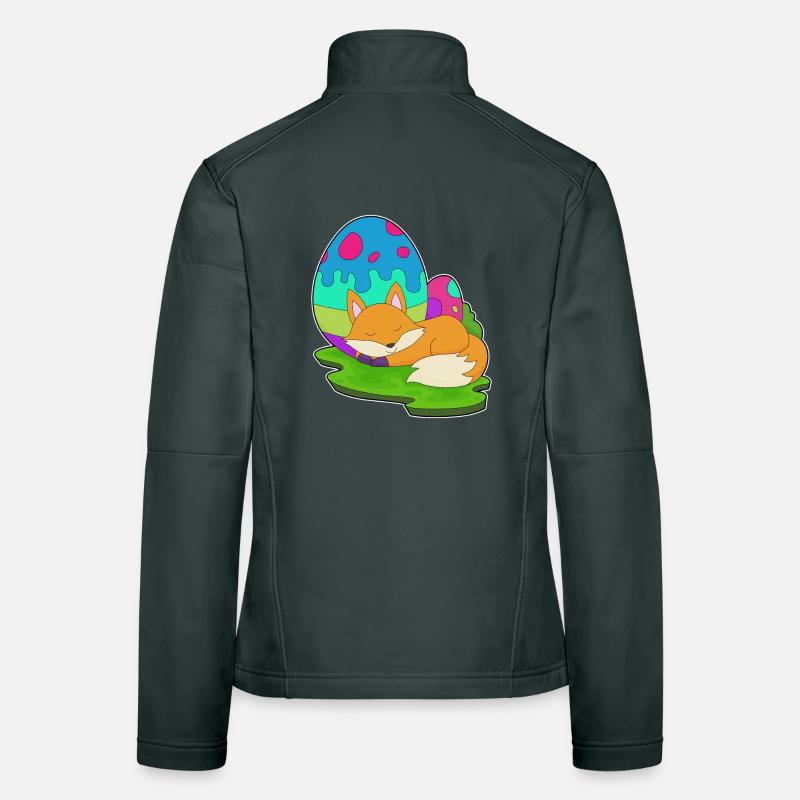Œufs de Pâques Fox Veste en tissu softshell Femme