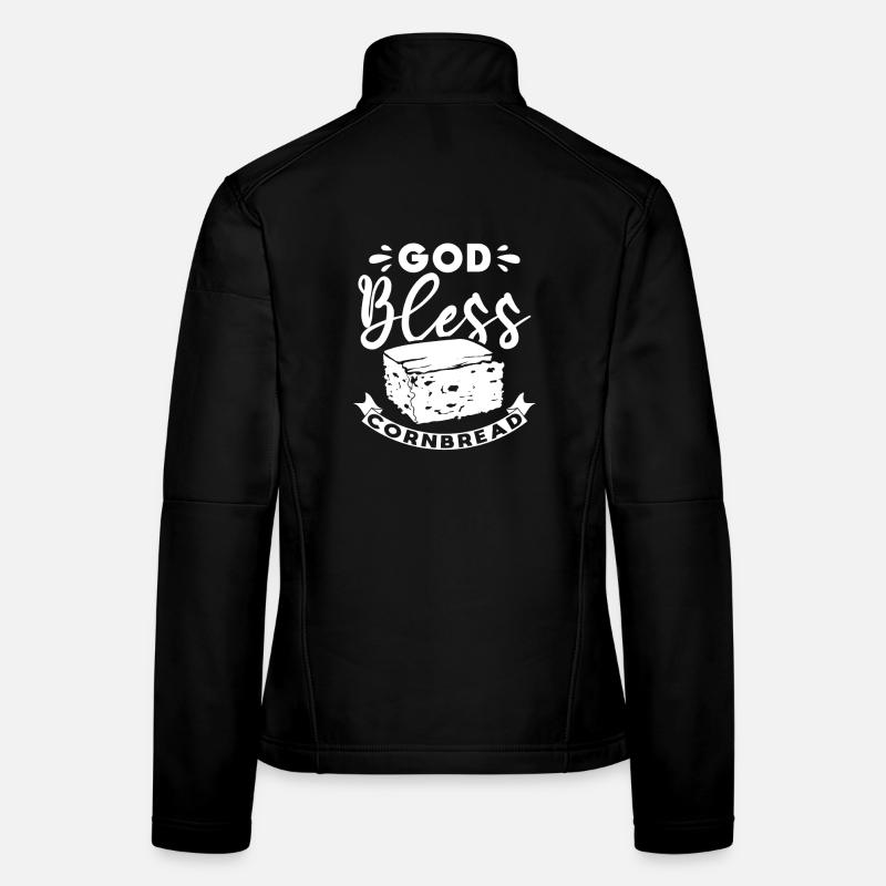 Gott segne das Maisbrot Frauen Softshelljacke