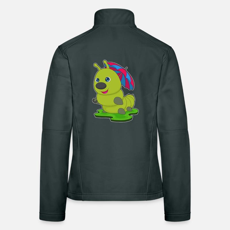 Raupe Regenschirm Frauen Softshelljacke