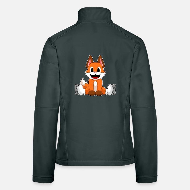 Fuchs Eislaufen Schlittschuhe Frauen Softshelljacke