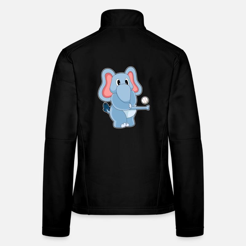 Elephant Baseball Women's Softshell Jacket