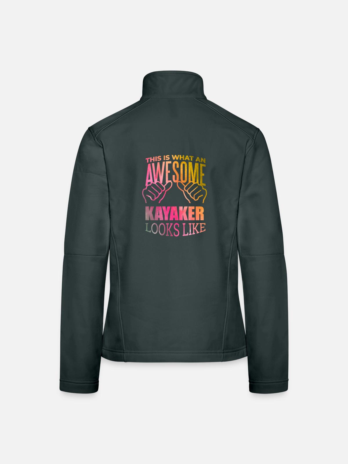 Kayak Kayak Kayak - Women's Softshell Jacket - mouse grey - Back