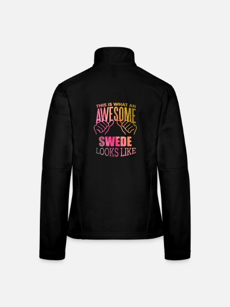 Suède - Veste en tissu softshell Femme - noir - Dos