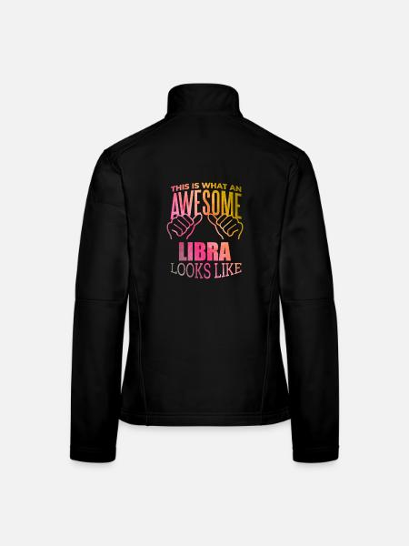 Waage - Frauen Softshelljacke - Schwarz - Hinten