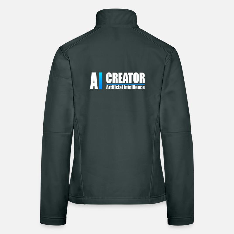 AI Creator Artificial Intelligence Enthusiast Women's Softshell Jacket