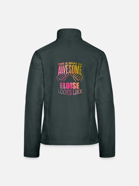 Eloise Eloise Eloise - Veste en tissu softshell Femme -  - Dos