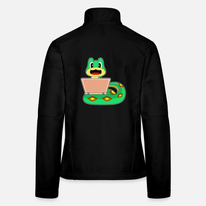 Snake Laptop Women's Softshell Jacket