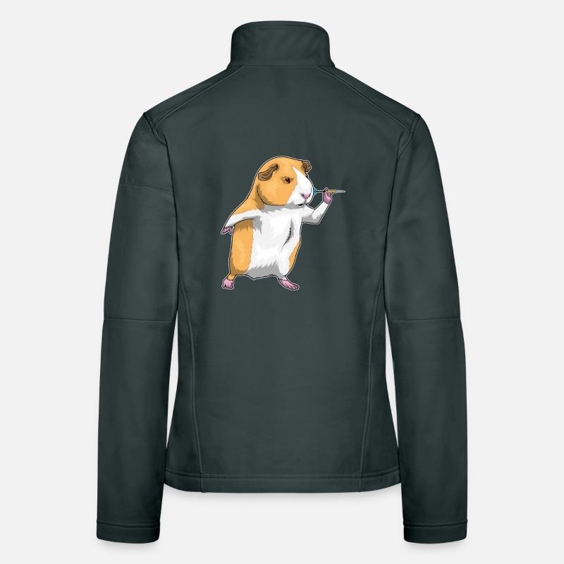 Pintade Dart Dart Veste en tissu softshell Femme